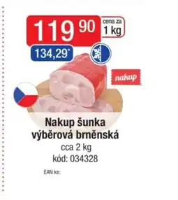 Qanto Nakup šunka výběrová brněnská nabídka