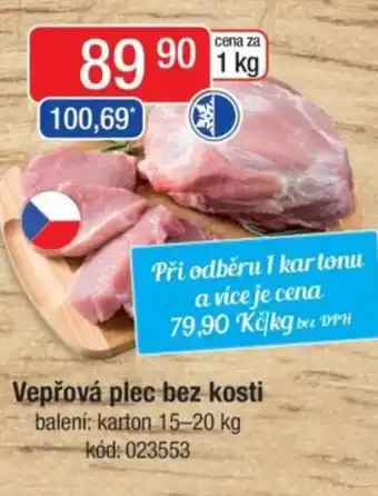 Vepřová plec bez kosti