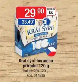 Qanto Král sýrů hermelín přírodní nabídka