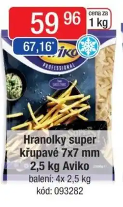 Qanto Aviko Hranolky super křupavé 7x7 mm nabídka