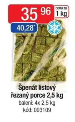 Qanto Špenát listový řezaný porce nabídka