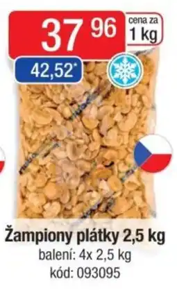 Qanto Žampiony plátky nabídka