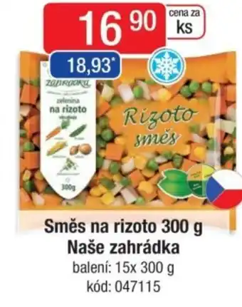 Qanto Směs na rizoto Naše zahrádka nabídka