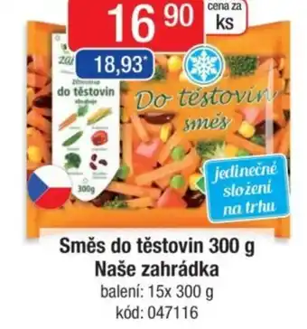 Qanto Směs do těstovin Naše zahrádka nabídka