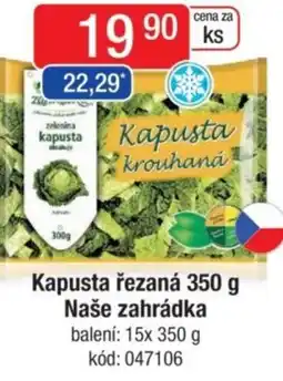 Qanto Kapusta řezaná Naše zahrádka nabídka