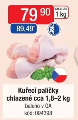 Qanto Kuřecí paličky chlazené nabídka