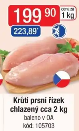 Qanto Krůtí prsní řízek chlazený nabídka