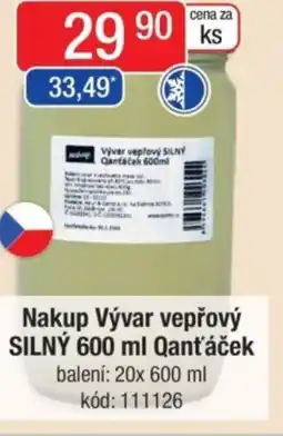Qanto Nakup Vývar vepřový SILNÝ Qanťáček nabídka