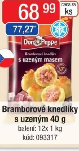 Qanto Bramborové knedlíky s uzeným nabídka