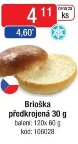 Qanto Brioška předkrojená nabídka