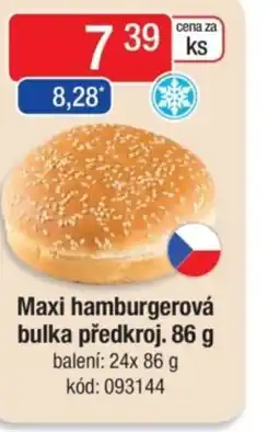 Qanto Maxi hamburgerová bulka předkroj. nabídka