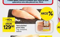 Tesco Kuřecí prsní řízky nabídka