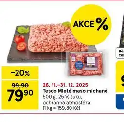 Tesco Mleté maso míchané nabídka