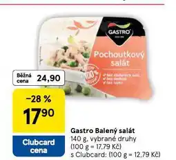 Tesco Gastro balený salaát nabídka