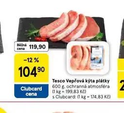 Tesco Vepřová kýta plátky nabídka