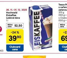 Tesco Hochwald eiskaffee edová káva nabídka