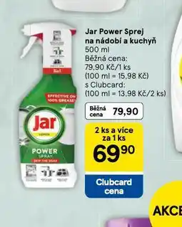 Tesco Jar pwer sprej na nádobí a kuchyně nabídka
