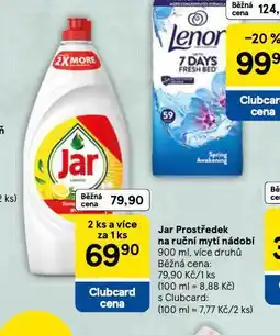 Tesco Jar prostředek na nádobí nabídka