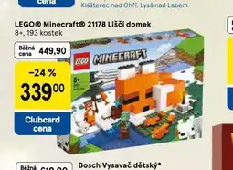 Tesco Lego stavebnice minecraft nabídka