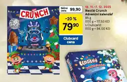 Tesco Nestlé grunch adventní kalendář nabídka