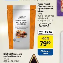 Tesco Ořechy a ovoce s pomerančovou kůrou nabídka