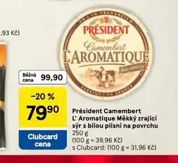Tesco Président camembert l´aromatique nabídka