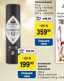 Tesco Křemešník nabídka