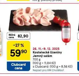 Tesco Jemný salám nabídka