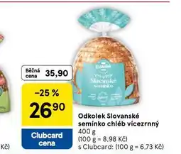 Tesco Odkoleks lovanské semínko chléb vícezrnný nabídka