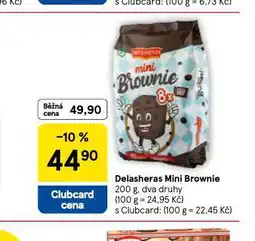 Tesco Delasheras mini brownies nabídka