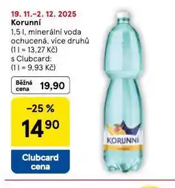 Tesco Korunní ochuceneá nabídka