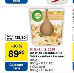 Tesco Air wick essential oils svíčka nabídka