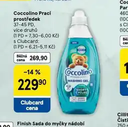 Tesco Coccolino prací gel nabídka