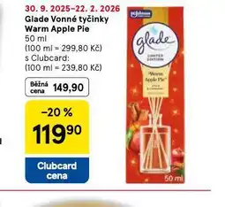 Tesco Glade vonné tyčinky nabídka