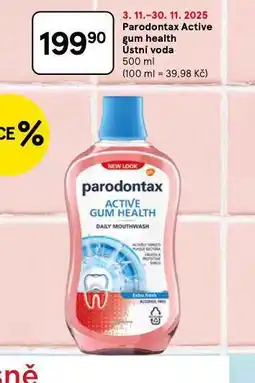 Tesco Parodontax gum health ústní voda nabídka