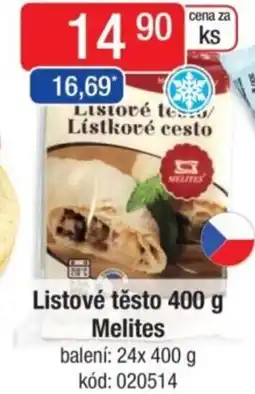 Qanto Listové těsto Melites nabídka