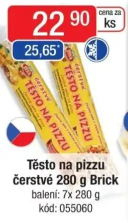 Qanto Těsto na pizzu čerstvé Brick nabídka