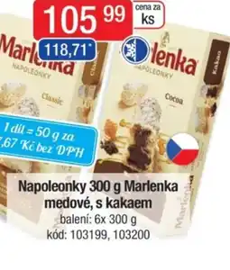 Qanto Napoleonky Marlenka medové, s kakaem nabídka