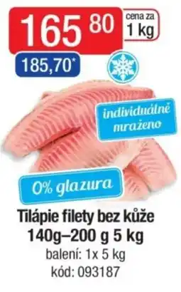 Qanto Tilápie filety bez kůže nabídka