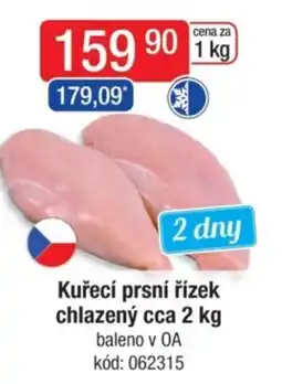 Qanto Kuřecí prsní řízek chlazený nabídka