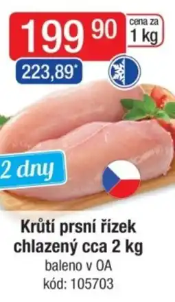 Qanto Krůtí prsní řízek chlazený nabídka