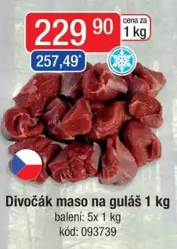 Qanto Divočák maso na guláš nabídka