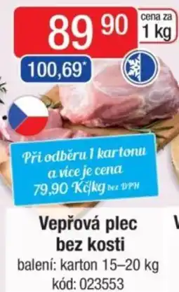Qanto Vepřová plec bez kosti nabídka