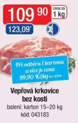 Qanto Vepřová krkovice bez kosti nabídka