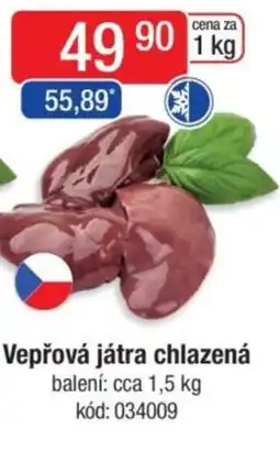 Qanto Vepřová játra chlazená nabídka