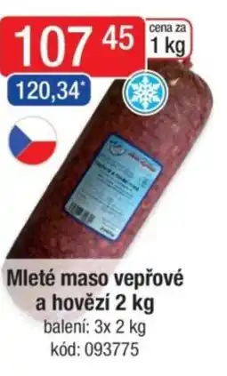 Qanto Mleté maso vepřové a hovězí nabídka