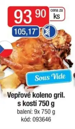 Qanto Vepřové koleno gril. s kostí nabídka