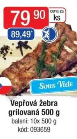 Qanto Vepřová žebra grilovaná nabídka