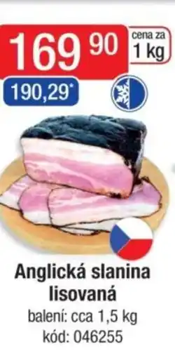 Qanto Anglická slanina lisovaná nabídka