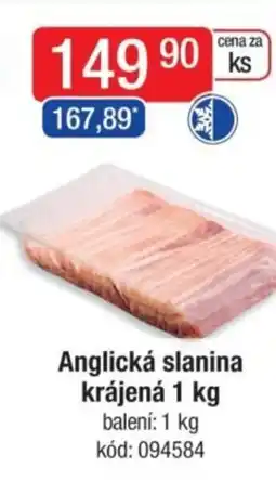 Qanto Anglická slanina krájená nabídka